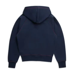 WORDMARK ZIPPER HOODIE MIDNIGHT BLUE