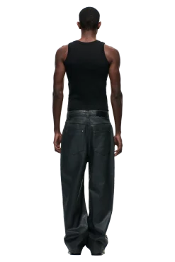 X-TRA WIDE COATED DENIM DARK CHROME