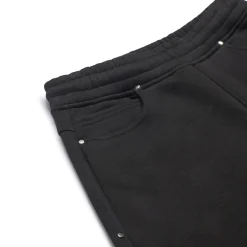 X-TRA WIDE 5-POCKET JOGGER BLACK