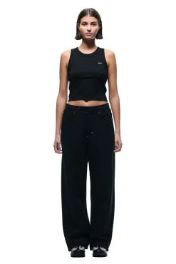 X-TRA WIDE 5-POCKET JOGGER BLACK