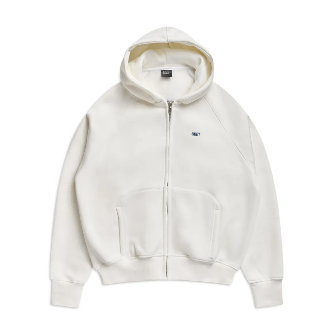 ZIP HOODIE COCONUT WHITE