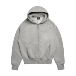 ZIP HOODIE GREY MELANGE