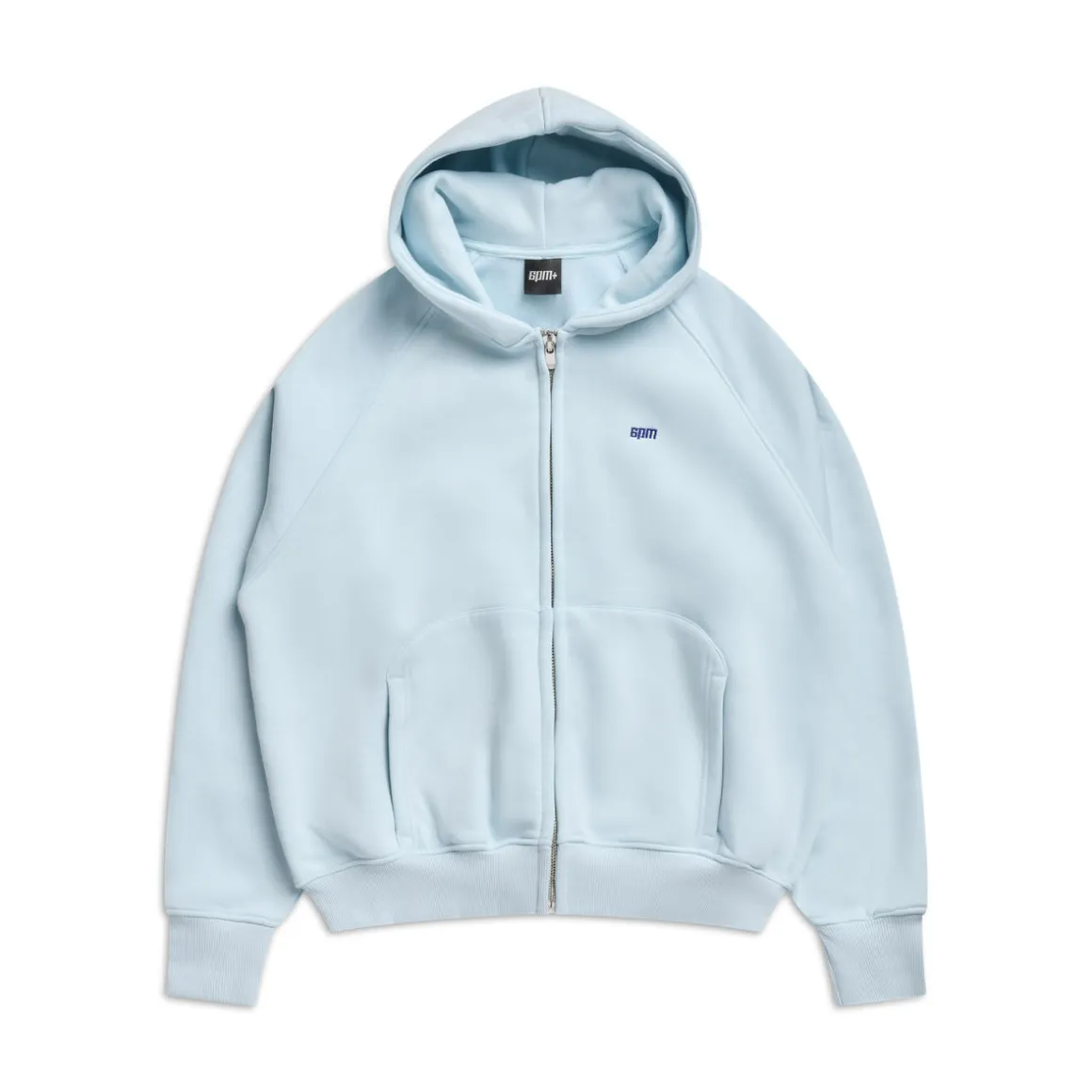 ZIP HOODIE ICE BLUE