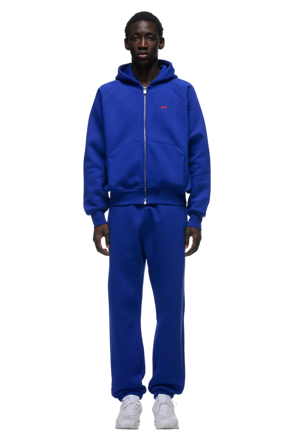ZIP HOODIE LAPIS BLUE